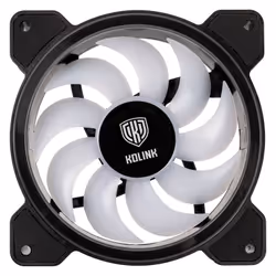 Kolink Umbra HDB ARGB Led PWM - 120 mm Case per computer Ventilatore 12 cm Nero, Bianco 1 pz - Vista aggiuntiva 4