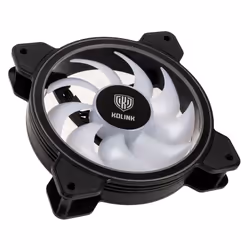 Kolink Umbra HDB ARGB Led PWM - 120 mm Case per computer Ventilatore 12 cm Nero, Bianco 1 pz - Vista aggiuntiva 6