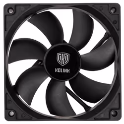 Kolink Classic HDB Case per computer Ventilatore 12 cm Nero 1 pz