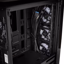 Kolink Levante V2 ARGB Midi Tower Trasparente, Nero - Vista aggiuntiva 7