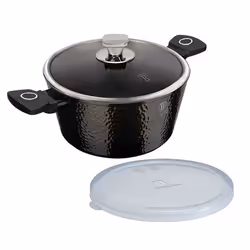 Berlinger Haus BH/6573, Pirofila casseruola, Rotondo, Alluminio, Gas, Alogena, Induzione, Nero, Grigio, Titanio