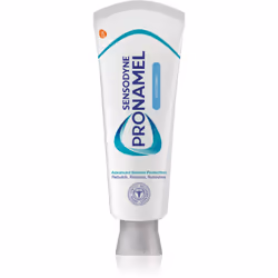 Rinforza lo smalto dei denti indebolito dagli acidi degli alimenti! Il dentifricio sbiancante per denti sensibili Sensodyne P ...