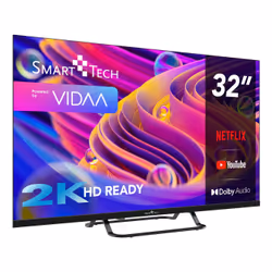Smart-Tech 32HV02V TV 81,3 cm (32") HD Smart TV Wi-Fi Nero 180 cd/m²