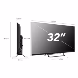 Smart-Tech 32HV02V TV 81,3 cm (32") HD Smart TV Wi-Fi Nero 180 cd/m² - Vista aggiuntiva 7