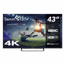 SMART Technologies 43UW02V, 109,2 cm (43"), 3840 x 2160 Pixel, DLED, Smart TV, Wi-Fi, Nero