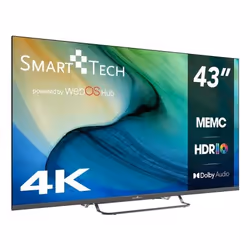 SMART Technologies 43UW02V TV 109,2 cm (43") 4K Ultra HD Smart TV Wi-Fi Nero 230 cd/m² - Vista aggiuntiva 6