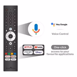Smart-Tech 43QG02V TV 109,2 cm (43") 4K Ultra HD Smart TV Wi-Fi Grigio 280 cd/m²