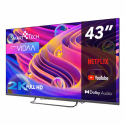 Smart-Tech 43FV02V TV 43" 4K Ultra HD Smart TV Wi-Fi Grigio 230 cd/m²
