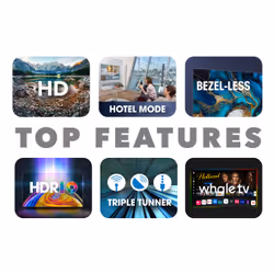 Smart-Tech 32HH01K TV 81,3 cm (32") HD Smart TV Wi-Fi Nero 180 cd/m² - Vista aggiuntiva 3