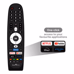 Smart-Tech 32HH01K TV 81,3 cm (32") HD Smart TV Wi-Fi Nero 180 cd/m² - Vista aggiuntiva 4
