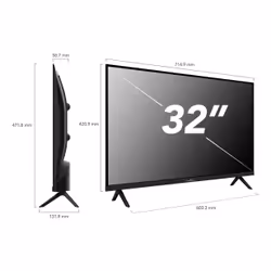 Smart-Tech 32HH01K TV 81,3 cm (32") HD Smart TV Wi-Fi Nero 180 cd/m² - Vista aggiuntiva 5