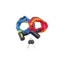 Ilsa - catena sicurezza tonda + lucchetto CX759 • + tela mm 5,0 l.cm 90