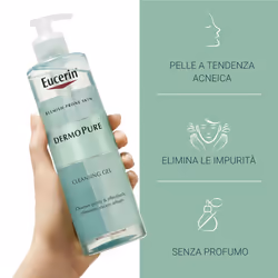 Eucerin Dermo Purifyer Cleaner Gel Detergente Anti Impurità 400 ml
