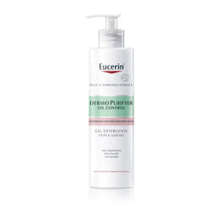 Eucerin Dermo Purifyer Gel Detergente Tripla Azione per Pelle Grassa con Acne 400ml