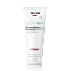 Eucerin Dermopurfyer Crema Corpo Tripla Azione per Pelle Grassa 200ml