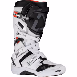 Leatt 5.5 FlexLock Stivali motocross, nero-bianco, dimensione 48 per uomo