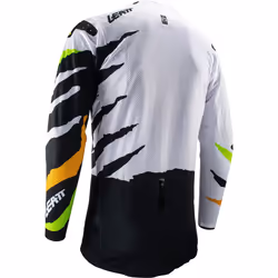 Leatt 5.5 UltraWeld Tiger Maglia Motocross, nero-bianco-verde, dimensione M per uomo