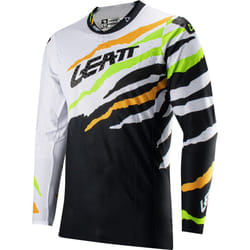 Leatt 5.5 UltraWeld Tiger Maglia Motocross, nero-bianco-verde, dimensione XL per uomo