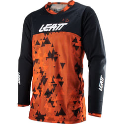 Leatt 4.5 Enduro Digital Maglia Motocross, nero-arancione, dimensione M per uomo