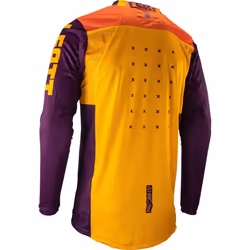 Leatt 4.5 Lite Maglia Motocross, porpora-arancione, dimensione L per uomo