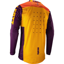 Leatt 4.5 Lite Maglia Motocross, porpora-arancione, dimensione L per uomo