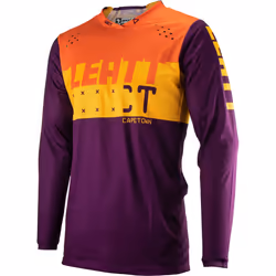 Leatt 4.5 Lite Maglia Motocross, porpora-arancione, dimensione XL per uomo