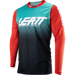 Leatt 4.5 X-Flow 2023 Maglia Motocross, nero-rosso-blu, dimensione M per uomo