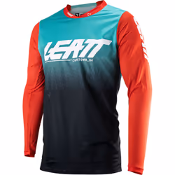 Leatt 4.5 X-Flow 2023 Maglia Motocross, nero-rosso-blu, dimensione M per uomo