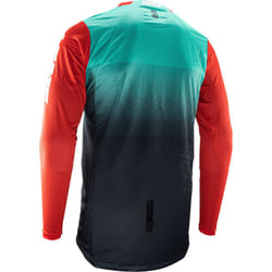 Leatt 4.5 X-Flow 2023 Maglia Motocross, nero-rosso-blu, dimensione XL per uomo