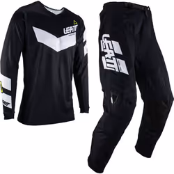 Leatt 3.5 Ride 2023 Set Di Maglie e Pantaloni Motocross, nero-bianco, dimensione XS per uomo