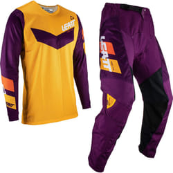 Leatt 3.5 Ride 2023 Set Di Maglie e Pantaloni Motocross, porpora-arancione, dimensione XS per uomo