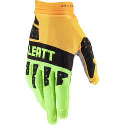 Leatt 2.5 X-Flow Contrast Guanti motocross, nero-verde-giallo, dimensione XL per uomo