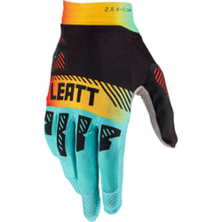 Leatt 2.5 X-Flow Contrast Guanti motocross, nero-blu-giallo, dimensione XL per uomo