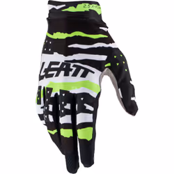 Leatt 2.5 X-Flow Tiger Guanti motocross, nero-bianco-giallo, dimensione XL per uomo - Vista aggiuntiva 2