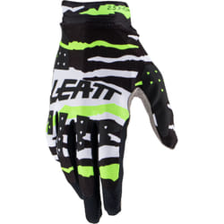 Leatt 2.5 X-Flow Tiger Guanti motocross, nero-bianco-giallo, dimensione 2XL per uomo
