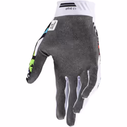 Leatt 1.5 GripR Zebra Guanti motocross, nero-bianco-rosso-blu, dimensione S per uomo - Vista aggiuntiva 3