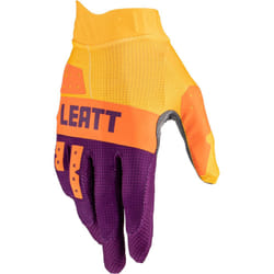 Leatt 1.5 GripR Guanti motocross per bambini, porpora-giallo, dimensione S