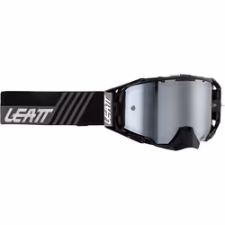 Leatt Velocity 6.5 Stealth Iriz Occhiali da motocross, nero-grigio per uomo