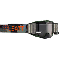 Leatt Velocity 6.5 Camo Roll-Off Occhiali da motocross, nero-verde per uomo