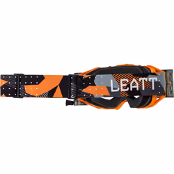 Leatt Velocity 6.5 Camo Roll-Off Occhiali da motocross, nero-arancione per uomo