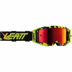Leatt Velocity 5.5 Iriz Tiger Occhiali da motocross, nero-giallo per uomo