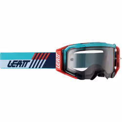 Leatt Velocity 5.5 Aqua Light Occhiali da motocross, rosso-blu per uomo