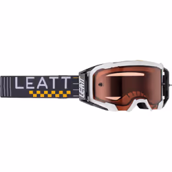 Leatt Velocity 5.5 Light Occhiali da motocross, grigio-bianco per uomo