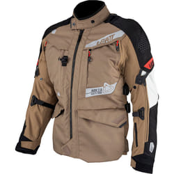 Leatt ADV Multitour 7.5 giacca in tessuto impermeabile, nero-marrone, dimensione XL per uomo