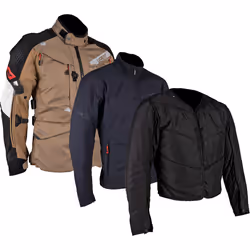 Leatt ADV Multitour 7.5 giacca in tessuto impermeabile, nero-marrone, dimensione 2XL per uomo - Vista aggiuntiva 4