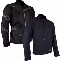 Leatt ADV FlowTour 7.5 impermeabile Moto Tessile Giacca, nero-grigio, dimensione M per uomo - Vista aggiuntiva 3