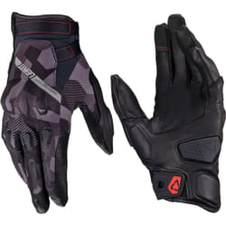 Leatt ADV HydraDri 7.5 Steel Short guanti da moto impermeabili, dimensione S per uomo