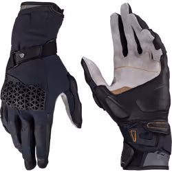 Leatt ADV X-Flow 7.5 Stealth Guanti da moto, grigio, dimensione S per uomo