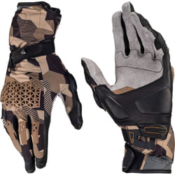 Leatt ADV X-Flow 7.5 Desert Guanti da moto, nero-marrone, dimensione L per uomo