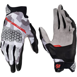Leatt ADV X-Flow 7.5 Camo Short Guanti da moto, nero-grigio, dimensione M per uomo